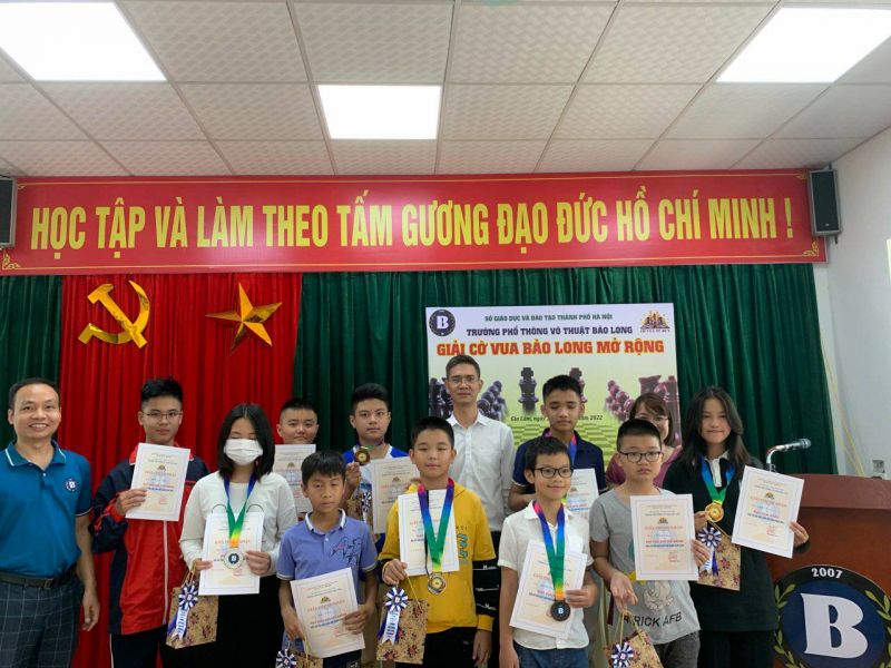 GIẢI CỜ VUA TƯ DUY BẢO LONG MỞ RỘNG 2022