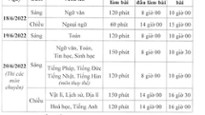 Lịch thi tuyển vào lớp 10 các trường THPT chuyên của Hà Nội