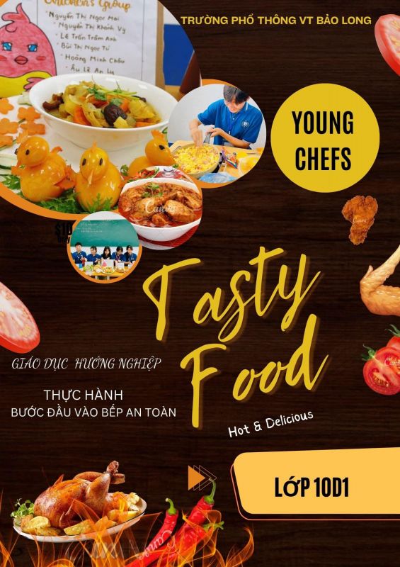DỰ ÁN “YOUNG CHEFS - ĐẦU BẾP TRẺ - BƯỚC ĐẦU VÀO BẾP AN TOÀN” 🧑‍🍳