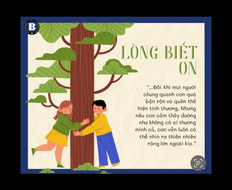 GÓC TÂM LÝ: LÒNG BIẾT ƠN