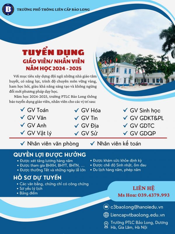 GÓC TUYỂN DỤNG