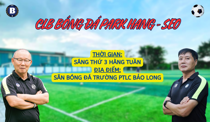 LỊCH HỌC CLB BÓNG ĐÁ PARK HANG-SEO