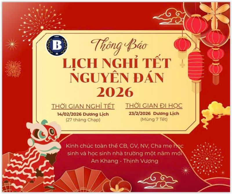 THÔNG BÁO LỊCH NGHỈ TẾT VÀ LỊCH TRỰC