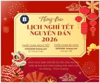 THÔNG BÁO LỊCH NGHỈ TẾT VÀ LỊCH TRỰC